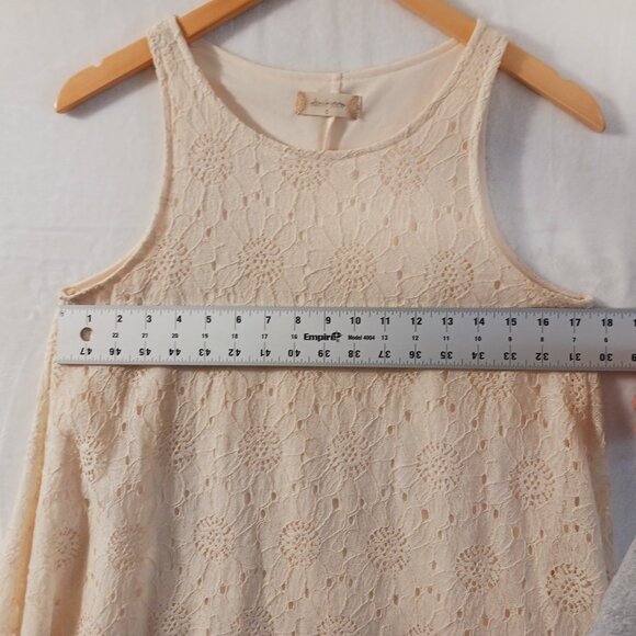 Altar'd State, Dress, Ivory Floral Lace A-line , Sleeveless, Small, Country, Fem - Picture 11 of 14